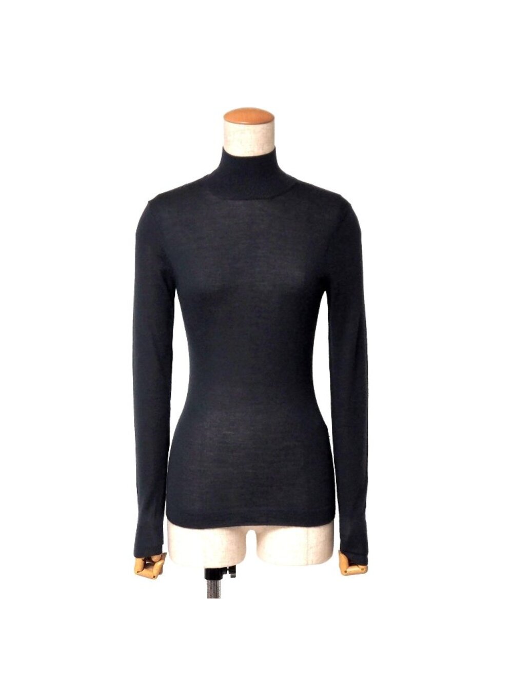 Hermes Knit Total Cashmere Turtle Neck Fitted Sweater RB 34